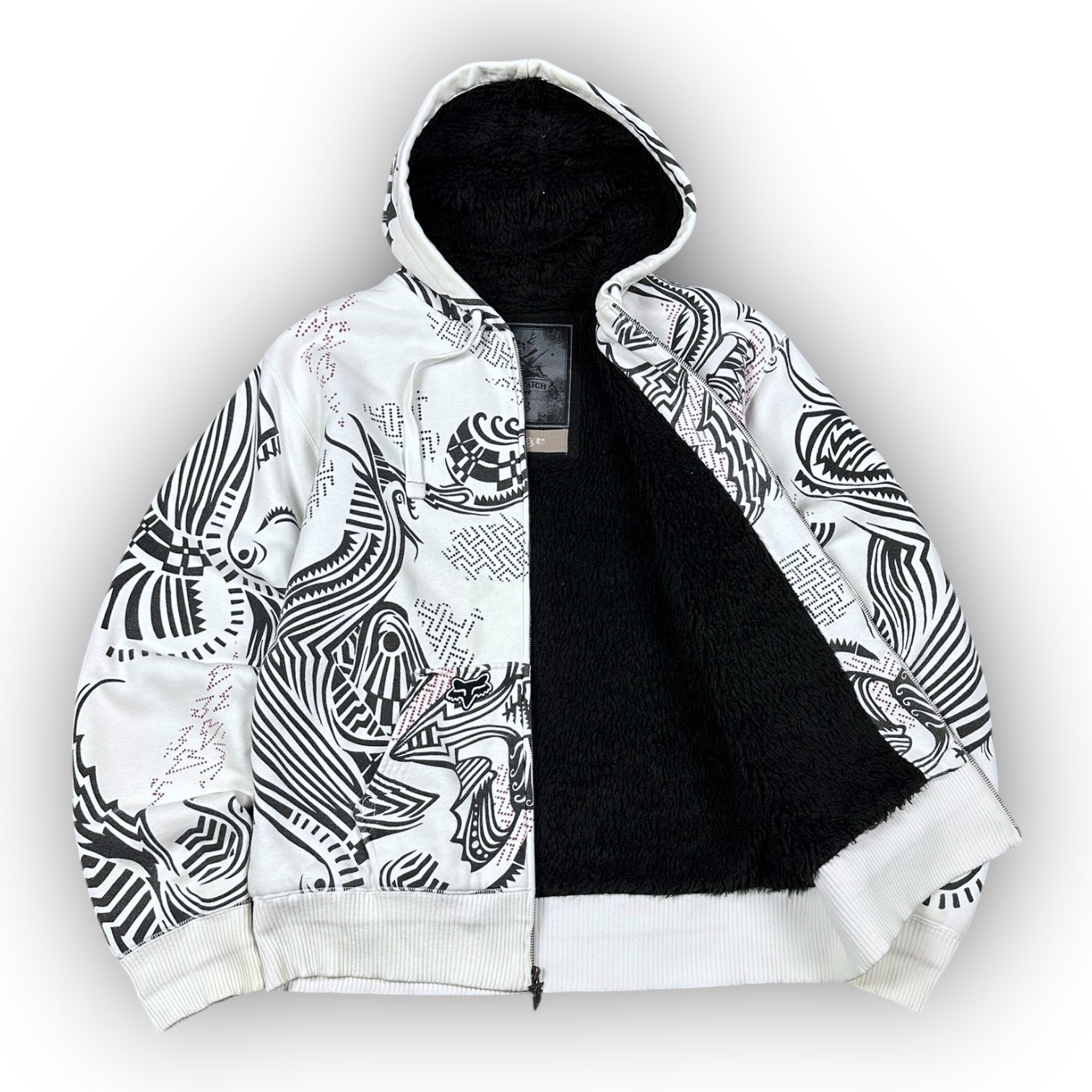 【Fuchico.様】 Fox Racing Sasquatch Vintage Fur Hoodie Size: L