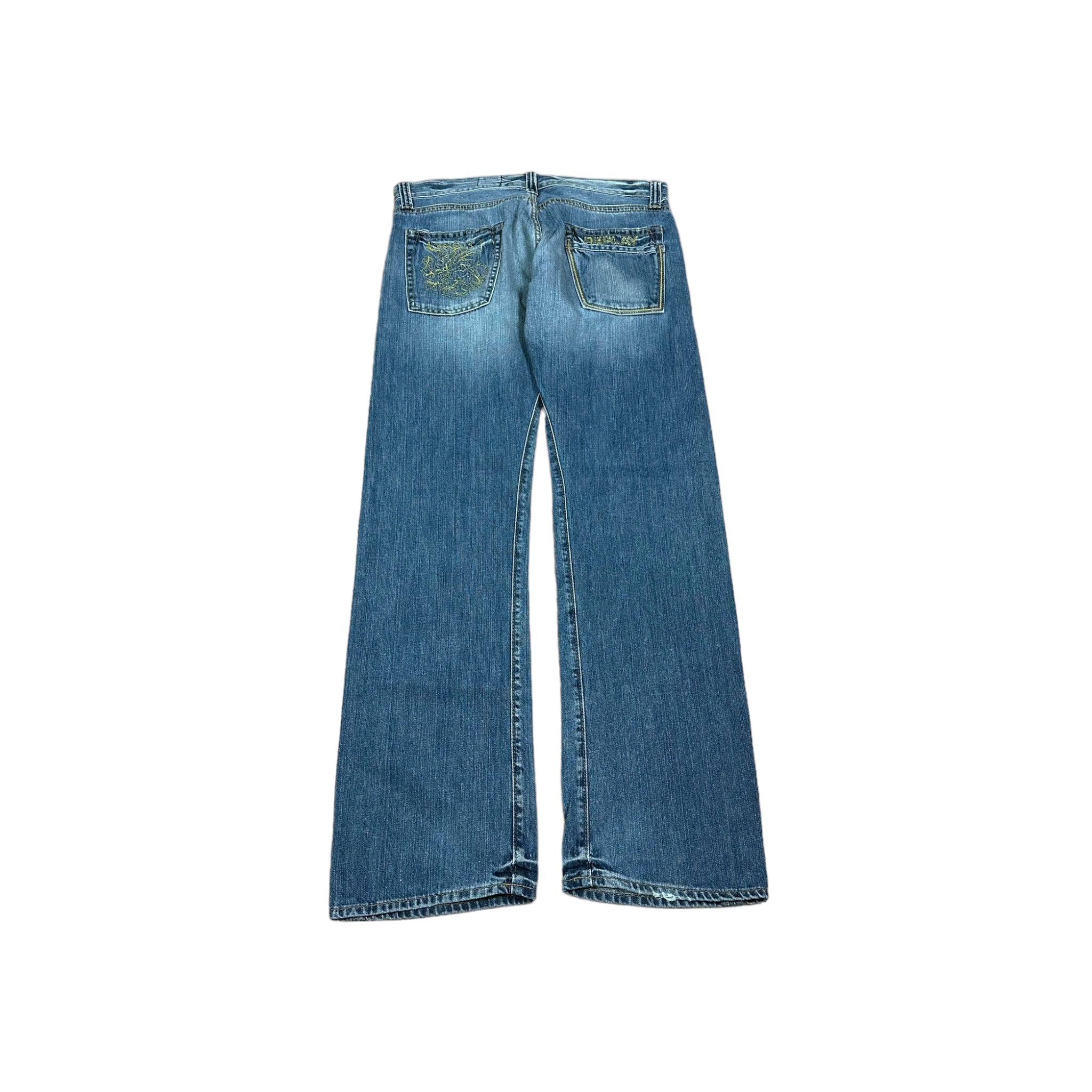 Replay Y2K Embroidered Vintage Baggy Jeans – Gyvulys