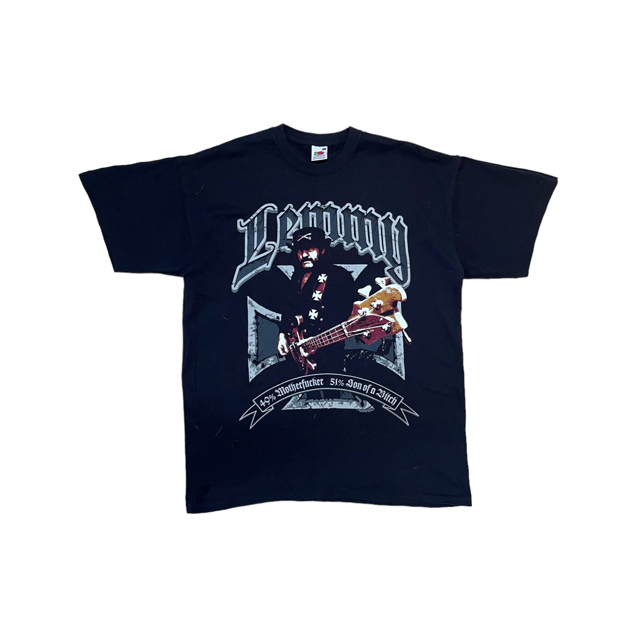 Motorhead Lemmy Vintage Metal Fruit of the Loom T-Shirt – Gyvulys